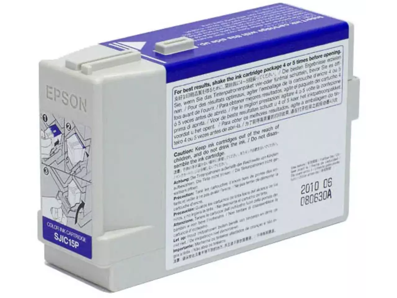 170015440635.webp C33S020464 EPSON SJIC15P TM Inkt 3-kleuren 7500pagina's 78,9ml - Afbeelding 1