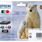 C13T26164010 EPSON 26 XP Inkt (4) cmyk ST 1x220/3x300pagina's 1x6,2/3x4,5 ml