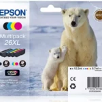 C13T26364010 EPSON 26XL XP Inkt (4) cmyk 1x500/3x700pagina's 1x12,2/3x9,7 ml