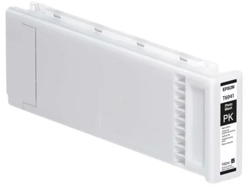 Epson Singlepack UltraChrome XD Photo BlackT694100(700ml) is een hoogwaardige pigmentinkt in zwart, ideaal voor scherpe en professionele afdrukken. Dankzij de