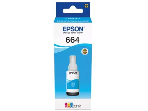 De Epson 664 EcoTank inktfles cyaan is een praktische en compatibele keuze voor diverse Epson EcoTank- en Ink-Jet-printers. Met deze