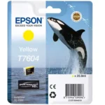 C13T76044010 EPSON T7604 SC Inkt geel 2100pagina's 25,9ml