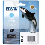 C13T76054010 EPSON T7605 SC Inkt lichtcyaan 2400pagina's 25,9ml