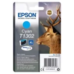 C13T13024012 EPSON T1302XL BX Inkt cyaan HC 880pagina's 10,1ml