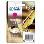 C13T16234012 EPSON 16 WF Inkt magenta ST 165pagina's 3,1ml