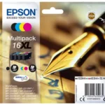 C13T16364012 EPSON 16XL WF Inkt (4) cmyk HC 1x500/3x450pagina's 1x12,9/3x6,5 ml
