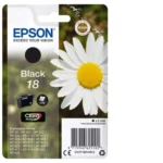 C13T18014012 EPSON 18 XP Inkt zwart ST 175pagina's 5,2ml