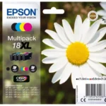 C13T18164012 EPSON 18XL XP Inkt (4) cmyk HC 1x470/3x450pagina's 1x11,5/3x6,6 ml