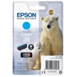 C13T26124012 EPSON 26 XP Inkt cyaan ST 300pagina's 4,5ml
