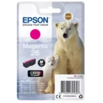C13T26134012 EPSON 26 XP Inkt magenta ST 300pagina's 4,5ml
