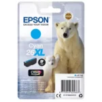 C13T26324012 EPSON 26XL XP Inkt cyaan HC 700pagina's 9,7ml