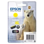 C13T26344012 EPSON 26XL XP Inkt geel HC 700pagina's 9,7ml