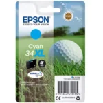 C13T34724010 EPSON WF Inkt cyaan HC 950 pagina's 10,8ml