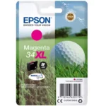 C13T34734010 EPSON WF Inkt magenta HC 950pagina's 10,8ml