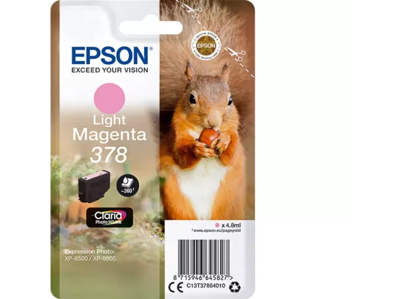 170015441415.webp C13T37864010 EPSON XP Inkt licht mag ST 360pagina's 4,8ml - Afbeelding 1