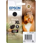 C13T37914010 EPSON 378XL XP Inkt zwart HC 500pagina's 11,2ml