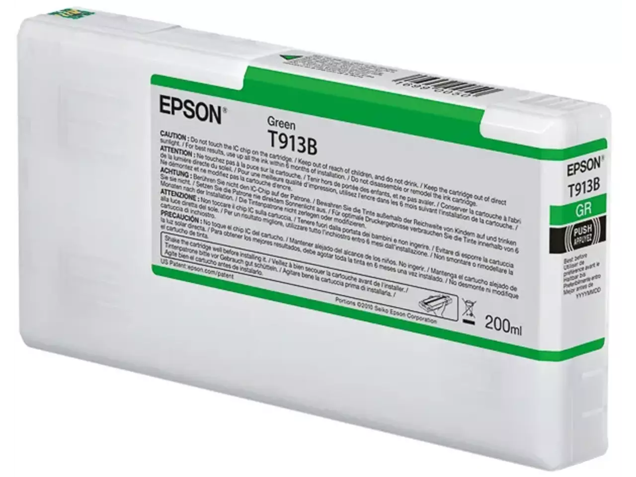 170015441447.webp C13T913B00 EPSON T913B SC Inkt groen 200ml - Afbeelding 1