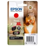 C13T04F54010 EPSON 478XL XP Inkt rood HC 830pagina's 10,2ml