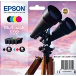 C13T02V64010 EPSON 502 XP Inkt (4) cmyk ST 1x4,6/3x3,3ml