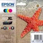 C13T03A64010 EPSON 603XL XP Inkt (4) cmyk HC 1x8,9/3x4ml