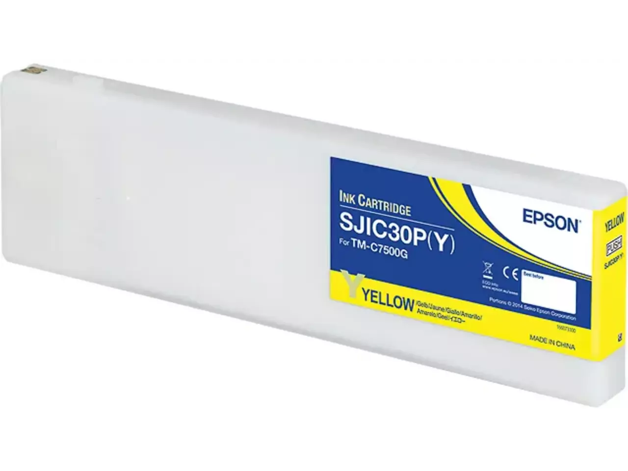 170015441572.webp C33S020642 EPSON SJIC30PY CW Inkt geel 294,3ml - Afbeelding 1