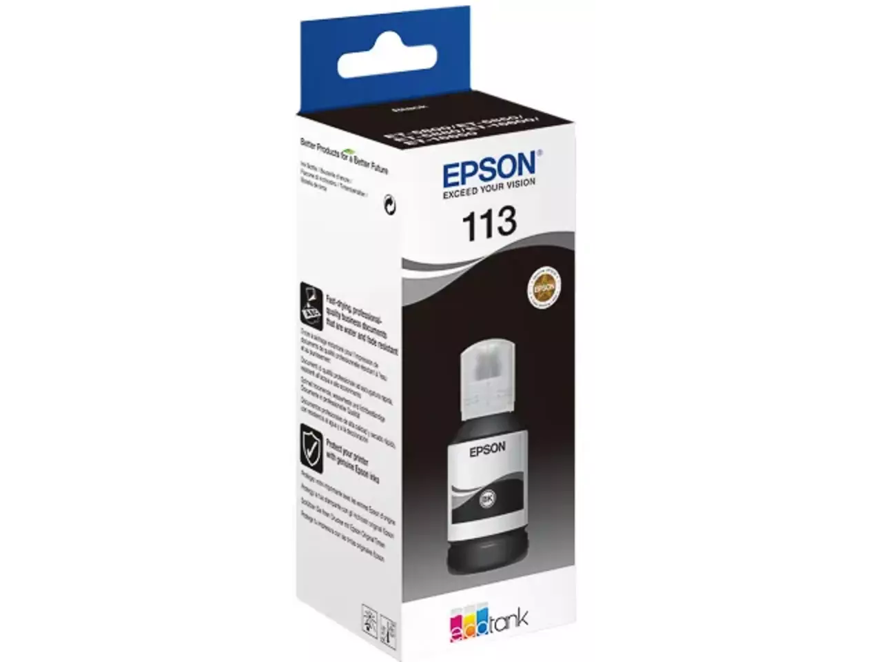 170015441573.webp C13T06B140 EPSON ET113 EcoTank Inkt zwart 7500pagina's gepigmenteerd 127ml - Afbeelding 1