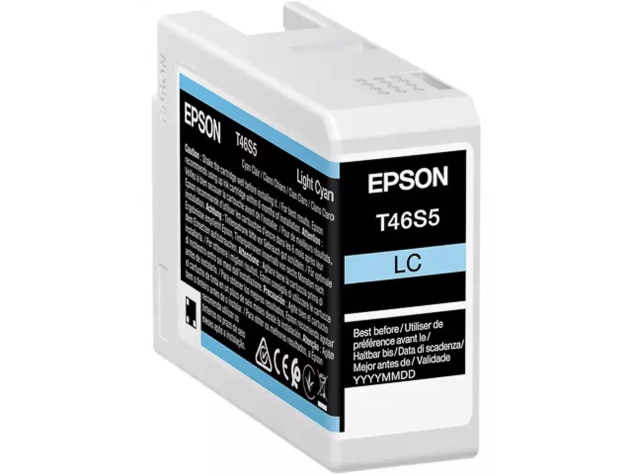 170015441629.webp C13T46S500 EPSON T46S5 SC Inkt lichtcyaan 25ml - Afbeelding 1