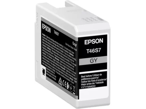 Epson UltraChrome Pro biedt hoogwaardige pigmentinkt voor scherpe, duurzame afdrukken met een natuurlijke grijstint en betrouwbare printkwaliteit. Deze losse cartridge