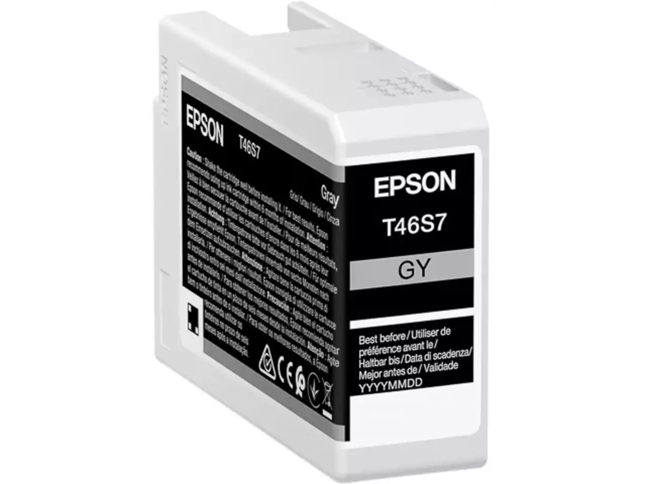 170015441631.webp C13T46S700 EPSON T46S7 SC Inkt grijs 25ml - Afbeelding 1