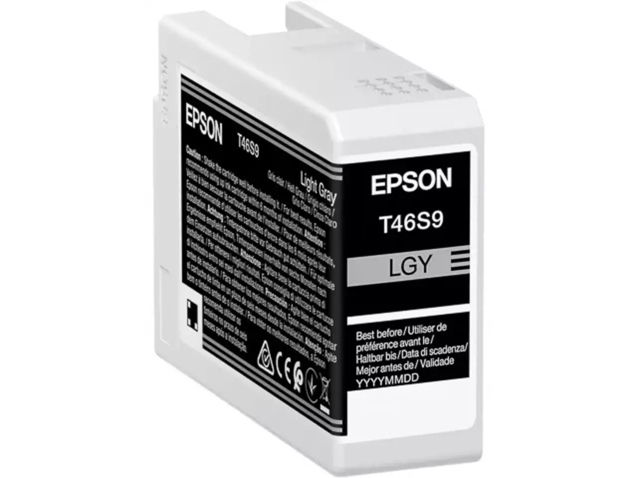 170015441633.webp C13T46S900 EPSON T46S9 SC Inkt lichtgrijs 25ml - Afbeelding 1