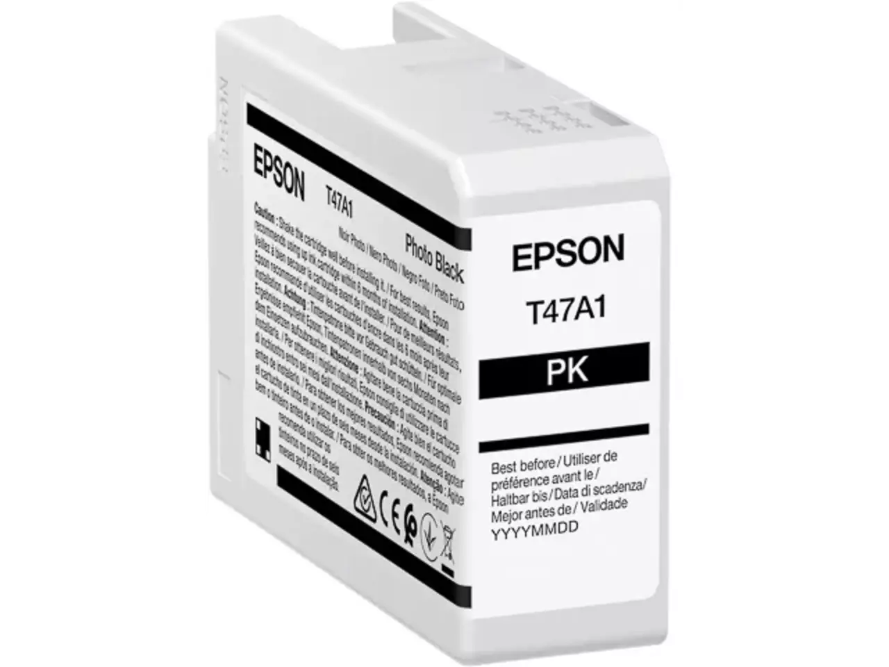 170015441635.webp C13T47A100 EPSON T47A1 SC Inkt foto zwart 50ml - Afbeelding 1