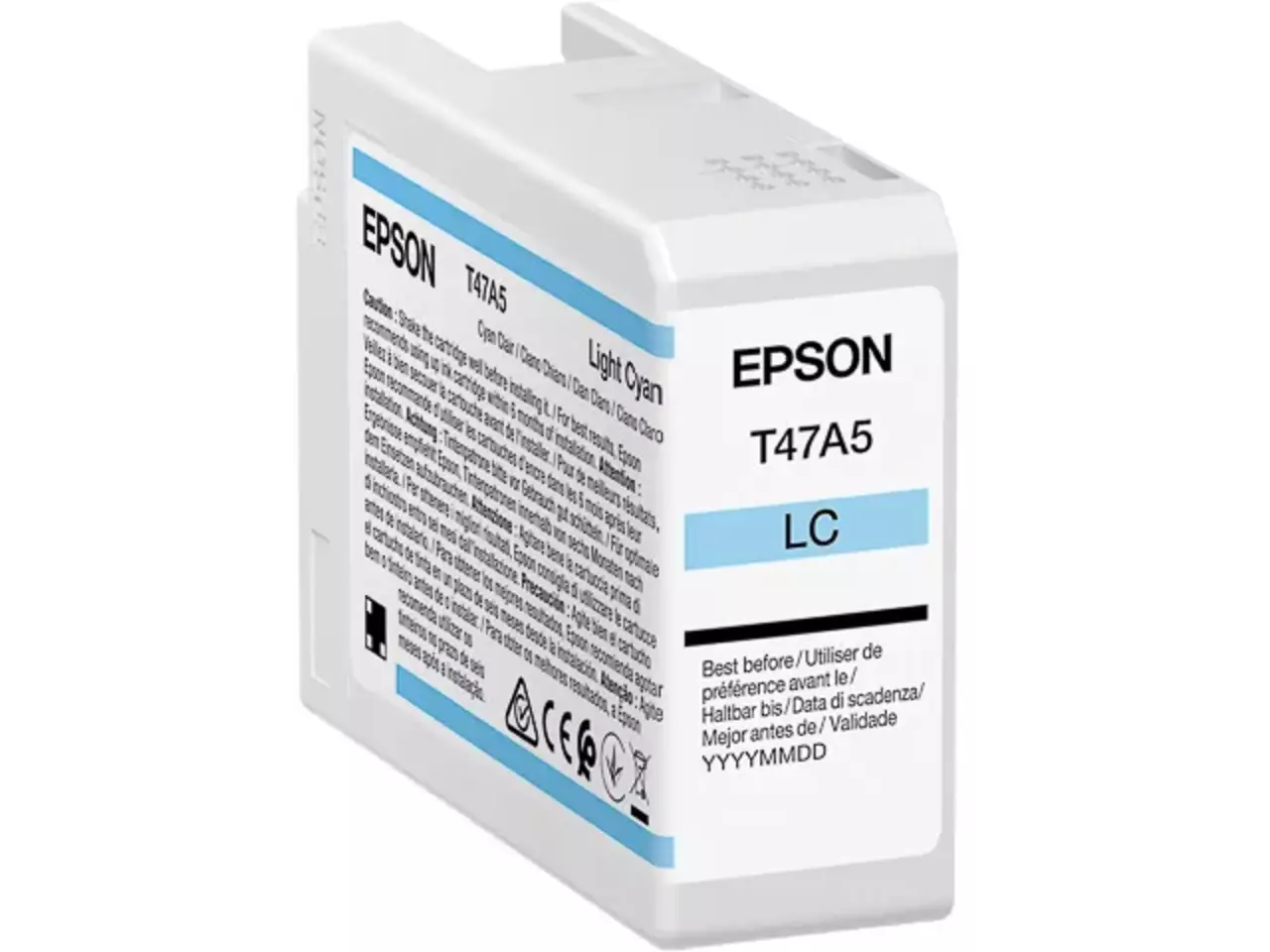 170015441639.webp C13T47A500 EPSON T47A5 SC Inkt lichtcyaan 50ml - Afbeelding 1