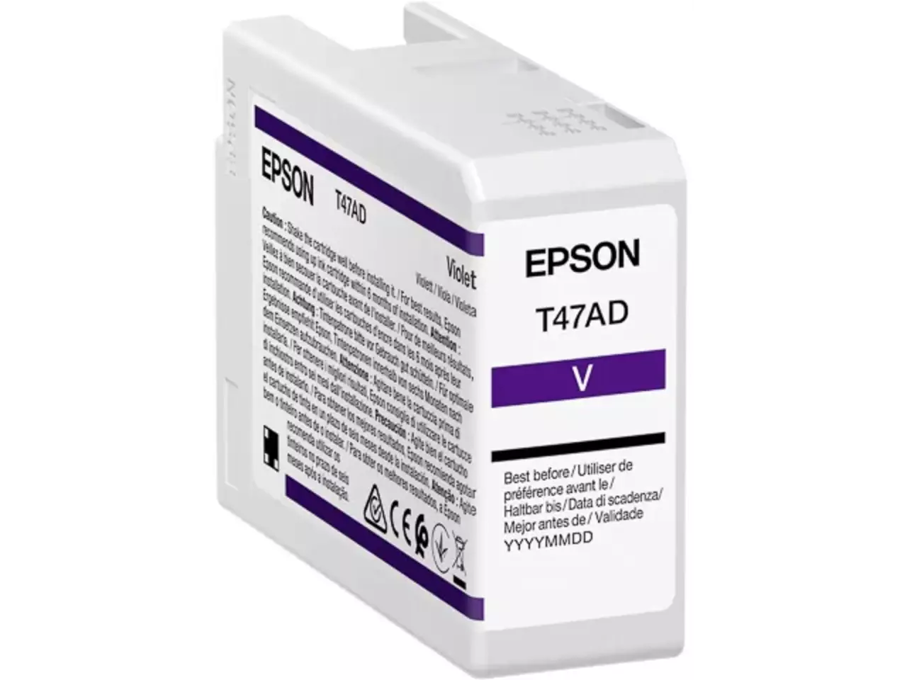170015441644.webp C13T47AD00 EPSON T47AD SC Inkt violet 50ml - Afbeelding 1