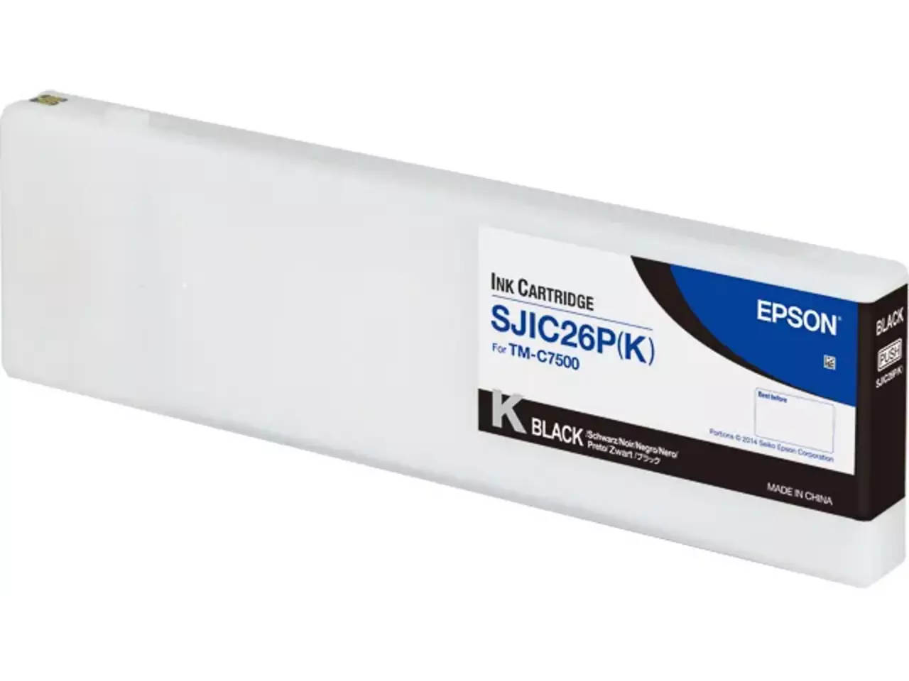 170015441645.webp C33S020618 EPSON SJIC26PK TM Inkt zwart 295,2ml - Afbeelding 1
