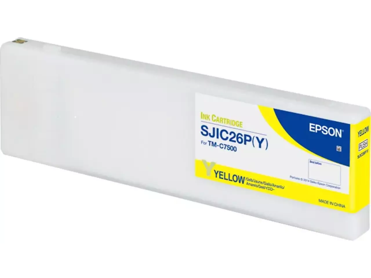 170015441648.webp C33S020621 EPSON SJIC26PY TM Inkt geel 294,3ml - Afbeelding 1