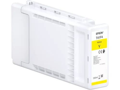 Epson Singlepack UltraChrome XD2 T41F440 Yellow 350ml is een pigmentinktcartridge met heldergele kleur voor scherpe, professionele prints. Deze originele Epson-inkt