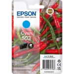 C13T09Q24010 EPSON 503 XP Inkt cyaan ST 165pagina's 3,3ml