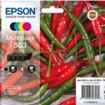 C13T09Q64010 EPSON 503 XP Inkt (4) cmyk ST 1x210/3x165pagina's 1x4,6/3x3,3ml