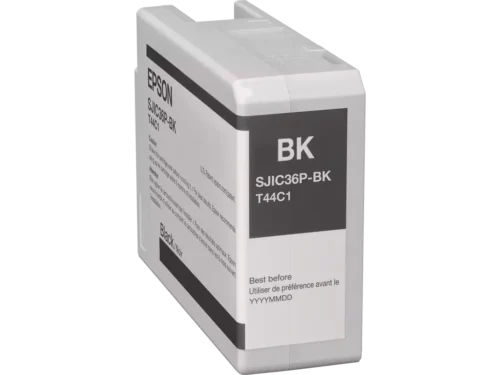 De Epson C13T44C140 zwarte inktcartridge van 80 ml levert scherpe, professionele afdrukken voor diverse EPSON ColorWorks labelprinters. Ideaal voor wie