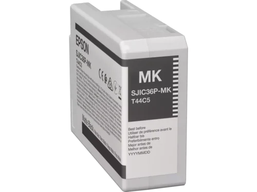 De Epson SJIC36P(MK) is een losse zwarte inktcartridge van 80 ml, ideaal voor wie op zoek is naar een betrouwbare