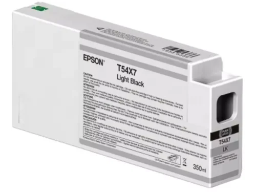 De Epson T54X700 is een zwarte inktcartridge van 350 ml in enkele verpakking, speciaal geschikt voor diverse Epson SureColor SC-P