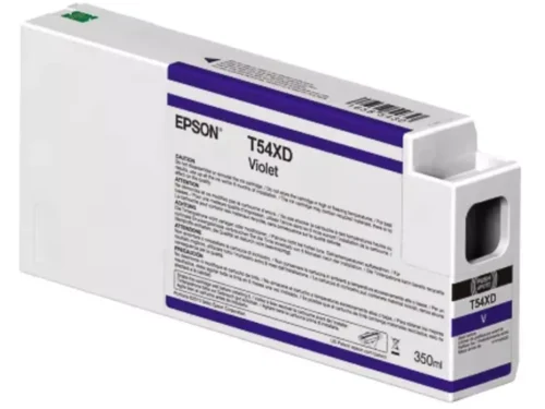 De Epson T54XD00 is een enkele verpakking met 350 ml violette inkt, ideaal voor scherpe en consistente afdrukken. Deze originele