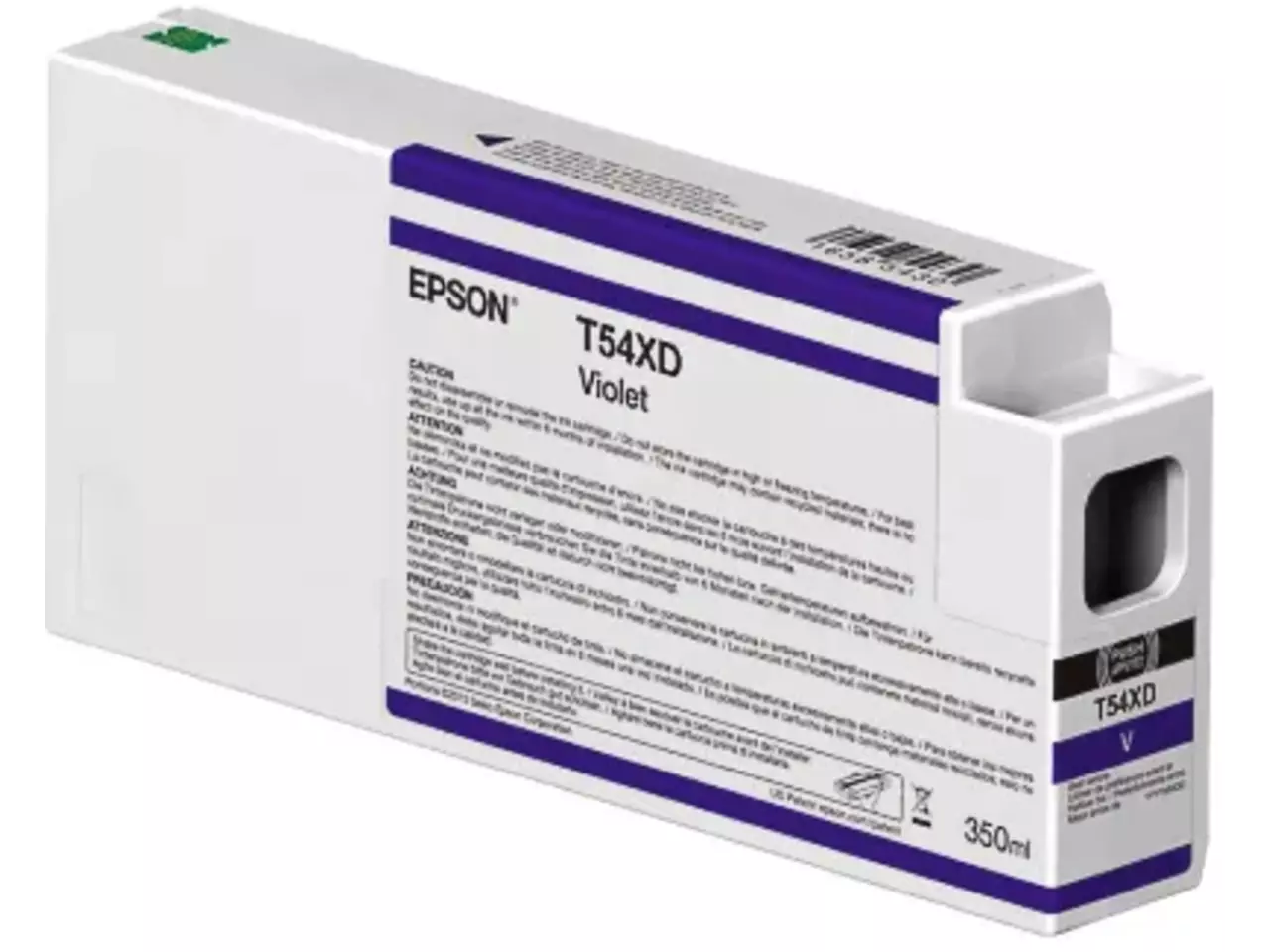 170015441818.webp C13T54XD00 EPSON T54XD UltraChrome HDX/HD Inkt violet 350ml - Afbeelding 1