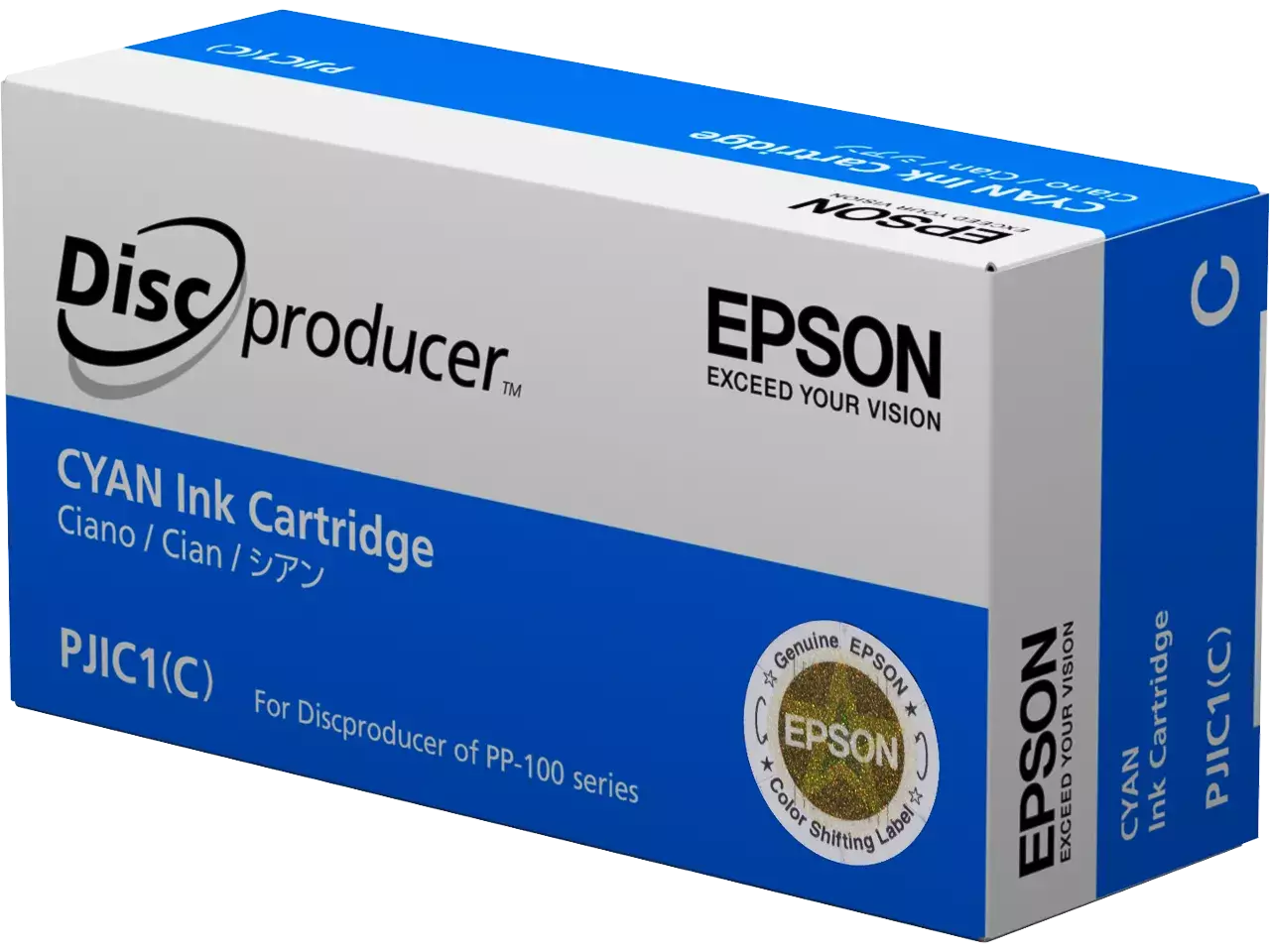 170015441834.webp C13S020688 EPSON PJIC7(C) DP Inkt cyaan 31,5ml - Afbeelding 1