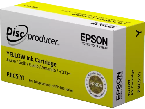 De Epson C13S020692 is een originele high yield inkjetcartridge met 31,5 ml gele inkt, ideaal voor consistente en professionele cd-labelprints.