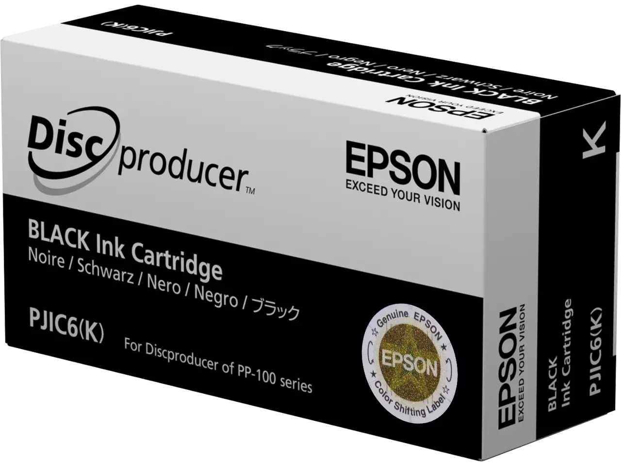 170015441839.webp C13S020693 EPSON PJIC7(K) DP Inkt zwart 32,2ml - Afbeelding 1