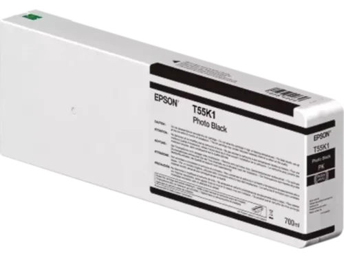 De Epson T55K100 is een handige enkele verpakking met 700 ml zwarte inkt, ideaal voor scherpe en professionele afdrukken. Deze