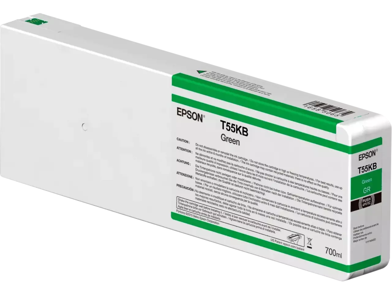 170015441851.webp C13T55KB00 EPSON T55KB SC Inkt groen 700ml - Afbeelding 1