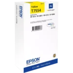 C13T75544N EPSON T7554 WF Inkt geel XL 4000pagina's 39ml