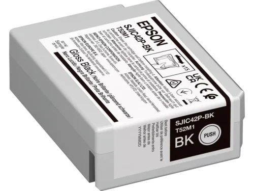 De Epson SJIC42P-BK inktcartridge levert zwart van hoge kwaliteit met een inhoud van 50 ml en is ideaal voor wie